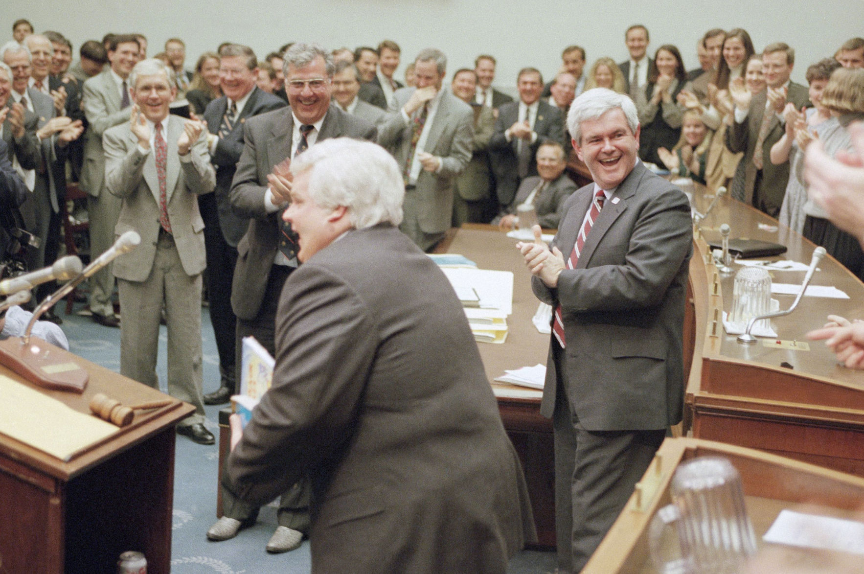 Hamming it up in the House of Representatives, 1995